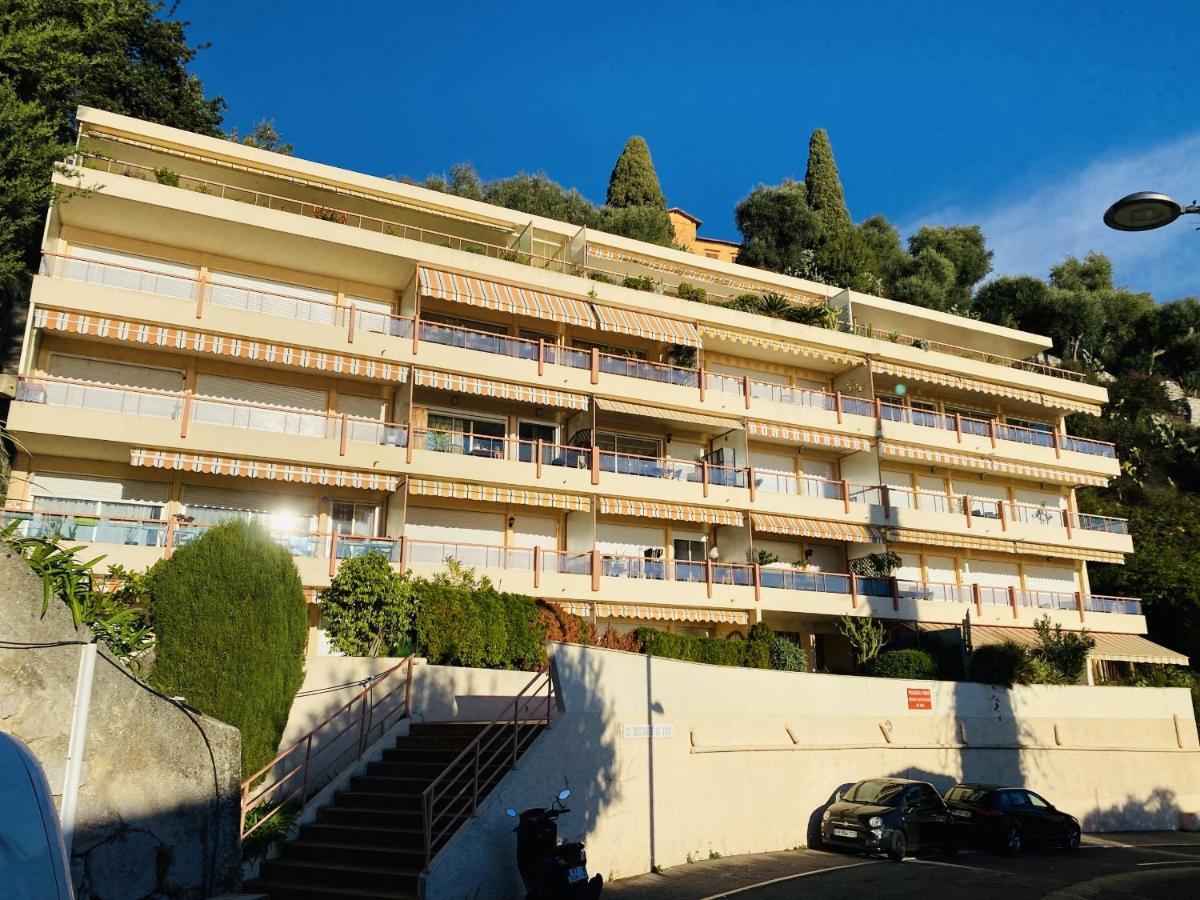 Le Vigia-Vue Mer-Terrasse-Climatisation-Parking Menton Exteriér fotografie